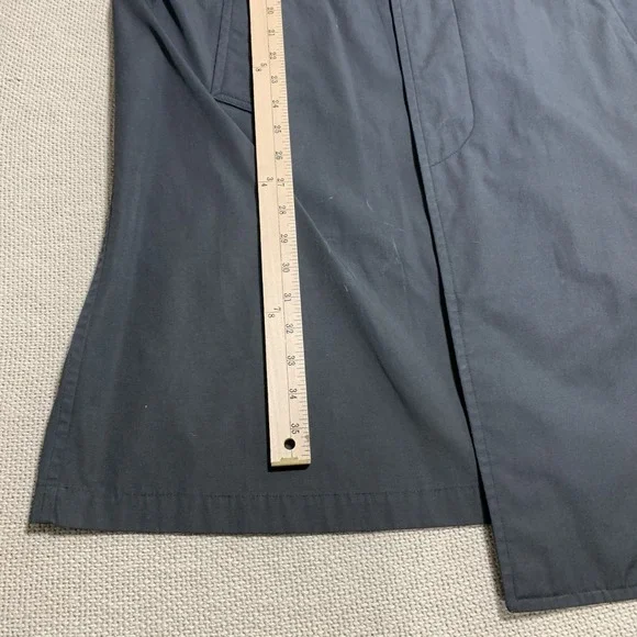 London Fog Maincoats Trench Men's Size 40 Reg Black Removable Liner VTG No Hood - Picture 5 of 6